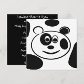 Invitations de fête d'anniversaire des enfants (Devant / Derrière)