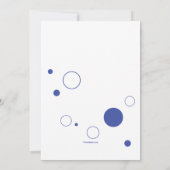 Invitations de fête d'anniversaire dimanche (Dos)