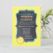 Invitations de fête d'anniversaire du dimanche (Debout devant)