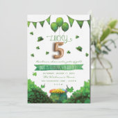 Invitations de fête d'anniversaire du jour 5 de (Debout devant)