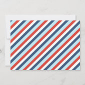 Invitations de fête d'anniversaire du train (Dos)