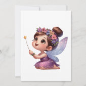 Invitations de fête d'anniversaire Enchanted Fairy (Dos)