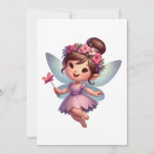 Invitations de fête d'anniversaire Enchanted Fairy (Dos)