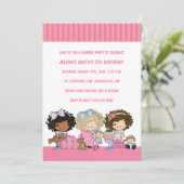 Invitations de fête d'anniversaire et de bois d'oe (Debout devant)