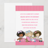 Invitations de fête d'anniversaire et de bois d'oe (Devant / Derrière)