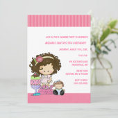 Invitations de fête d'anniversaire et de bois d'oe (Debout devant)