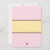 Invitations DE FÊTE D'ANNIVERSAIRE :: ladybird 1P (Dos)