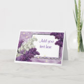 Invitations de fête d'anniversaire Lilac (Devant)