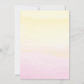 Invitations de fête d'anniversaire papillon (Dos)