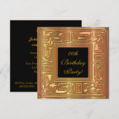 Invitations de fête d'anniversaire personnalisées (Devant / Derrière)