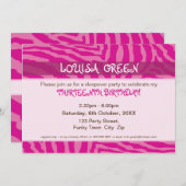 Invitations DE FÊTE D'ANNIVERSAIRE :: poster de an (Devant / Derrière)