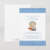 Invitations de fête d'anniversaire pour une fille (Devant / Derrière)