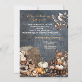 Invitations de fête d'automne (Dos)
