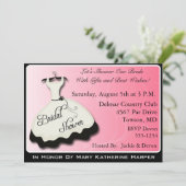 Invitations de Fête de la mariée (Debout devant)