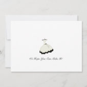 Invitations de Fête de la mariée (Dos)
