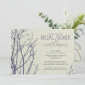 Invitations de Fête de la mariée de branches (Debout devant)