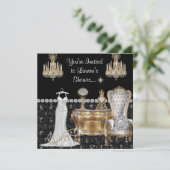 INVITATIONS de Fête de la mariée de CHARME de (Debout devant)