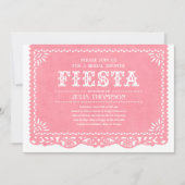 Invitations de Fête de la mariée de fiesta (Devant)