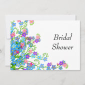 Invitations de Fête de la mariée de jardin de (Devant)