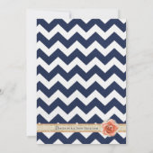 Invitations de Fête de la mariée de jardin de (Dos)