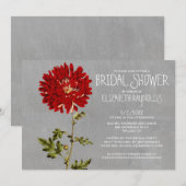 Invitations de Fête de la mariée de mamans (Devant / Derrière)