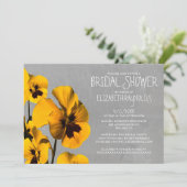 Invitations de Fête de la mariée de pensée (Debout devant)