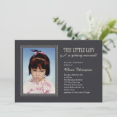 Invitations de Fête de la mariée de photo (Debout devant)