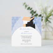 Invitations de Fête de la mariée d'hiver (Debout devant)