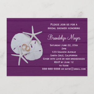 Invitations de Fête de la mariée du dollar de
