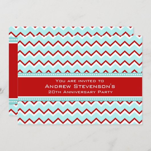 Invitations de fête de l'anniversaire de l'employé (Devant / Derrière)