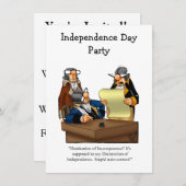 Invitations de fête de l'Humour (Devant / Derrière)