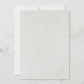 Invitations de Fête de l'mariée à fleurs et à fleu (Dos)