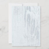 Invitations de Fête de l'mariée de la marine Blue  (Dos)