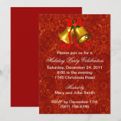 Invitations de fête de Noël (Devant / Derrière)