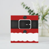 Invitations de fête de Noël de costume du père (Debout devant)