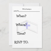 Invitations de fête de remise des diplômes (Dos)