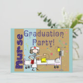 Invitations de fête de remise des diplômes (Debout devant)