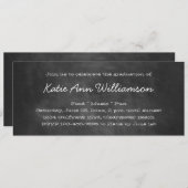 Invitations de fête de remise des diplômes de (Devant / Derrière)