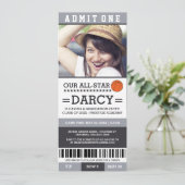 Invitations de fête de remise des diplômes de (Debout devant)