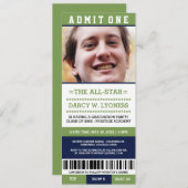 Invitations de fête de remise des diplômes de (Devant / Derrière)