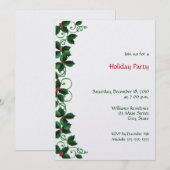 Invitations de fête de vacances (Devant / Derrière)