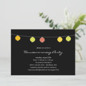 Invitations de fête des Lanternes d'été (Debout devant)