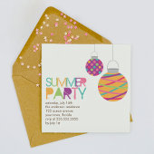 Invitations de fête des Lanternes d'été