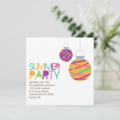 Invitations de fête des Lanternes d'été (Debout devant)