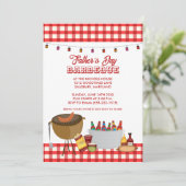 Invitations de fête des pères BBQ Party (Debout devant)