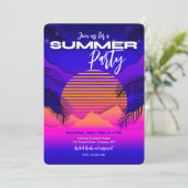 Invitations de fête d'été (Debout devant)