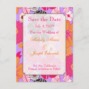 Invitations de fête d'été ~ Enregistrer la date, e