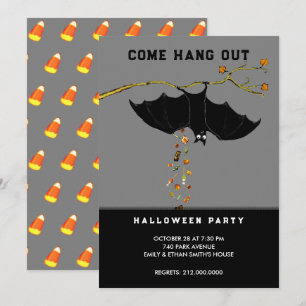 Invitations de fête d'Halloween