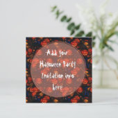 Invitations de fête d'Halloween (Debout devant)