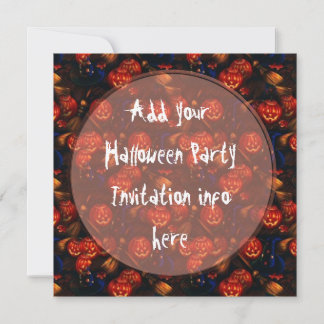Invitations de fête d'Halloween